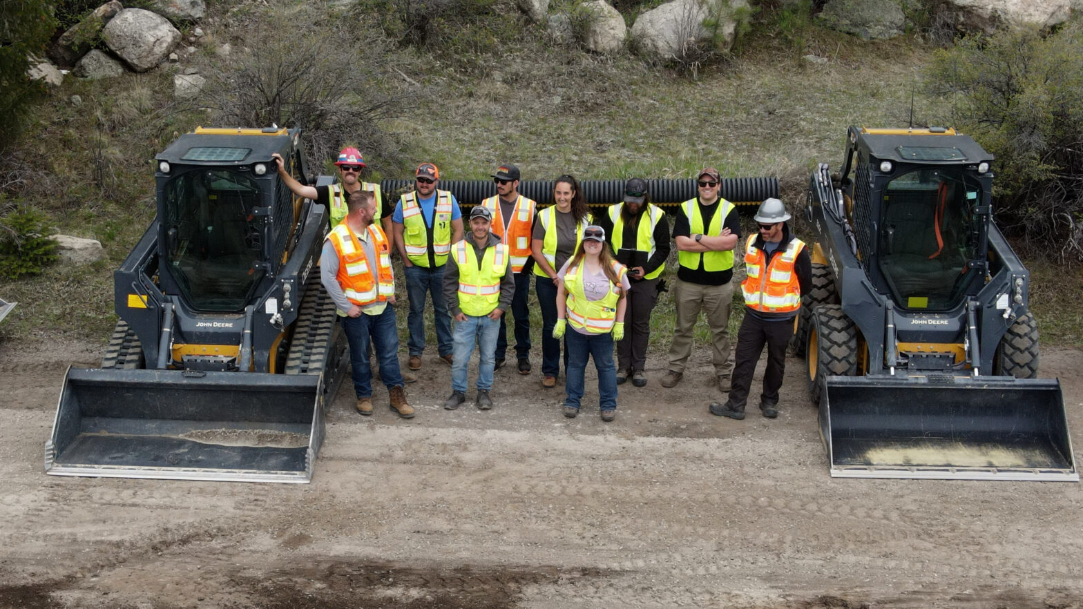 Crew at Easterseals' Rocky Mountain Village project.